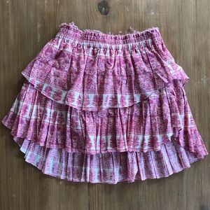 Loveshackfancy mini skirt